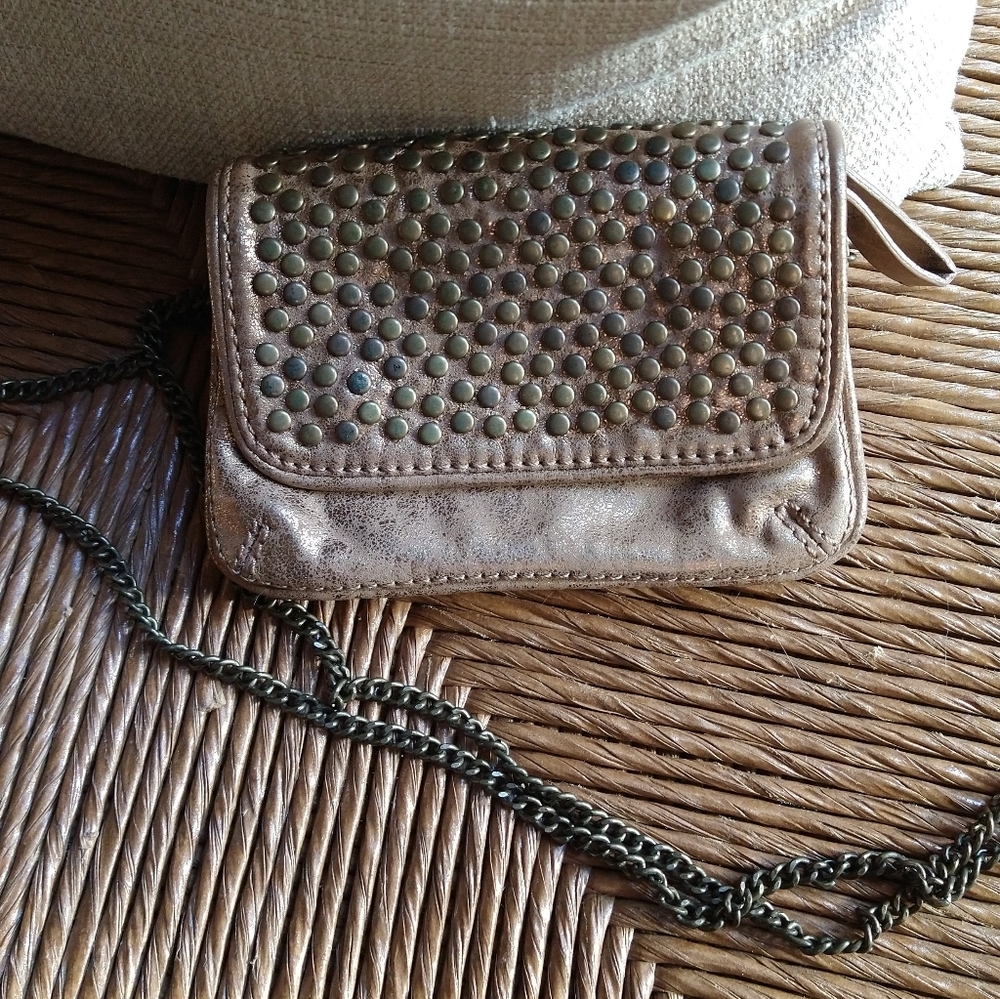 GAP bronze studded purse